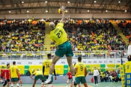 Seleção Brasileira B de Vôlei Masculino enfrenta o Chile nesta segunda-feira em Criciúma