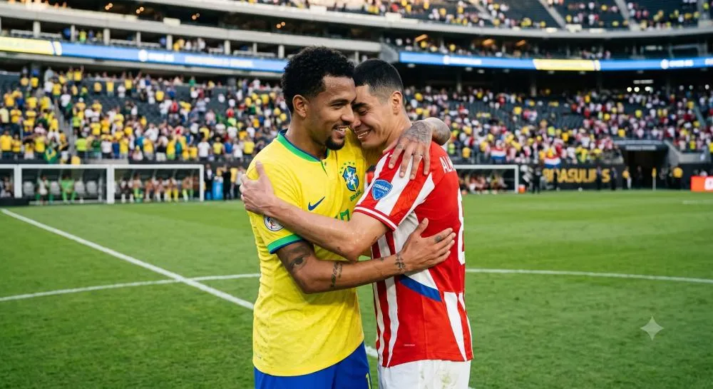 Dia inesquecível para Brasil e Paraguai